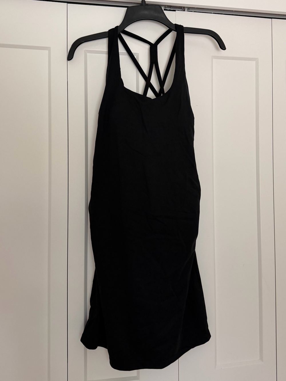 Black Strappy Active Dress